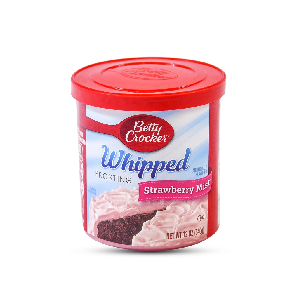 Betty Crocker Whipped Frosting Strawberry Mist 340g Whim